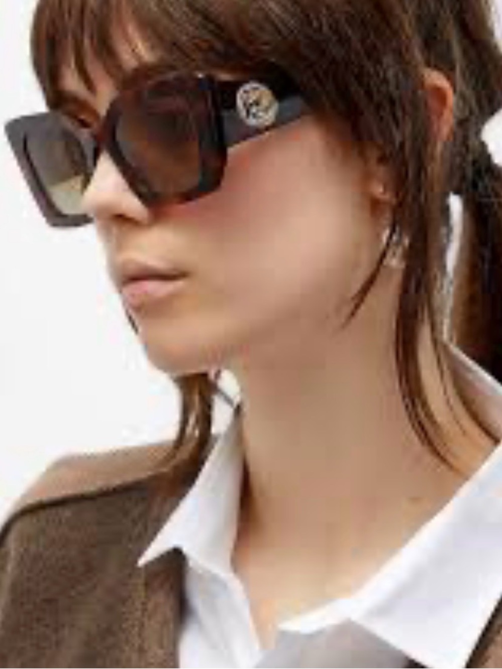 Tortoiseshell Burberry Sunglasses Polarized Women’s Sunglasses - Brown